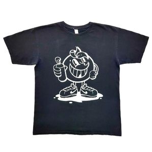 Atomik Orange Tee Black Size M